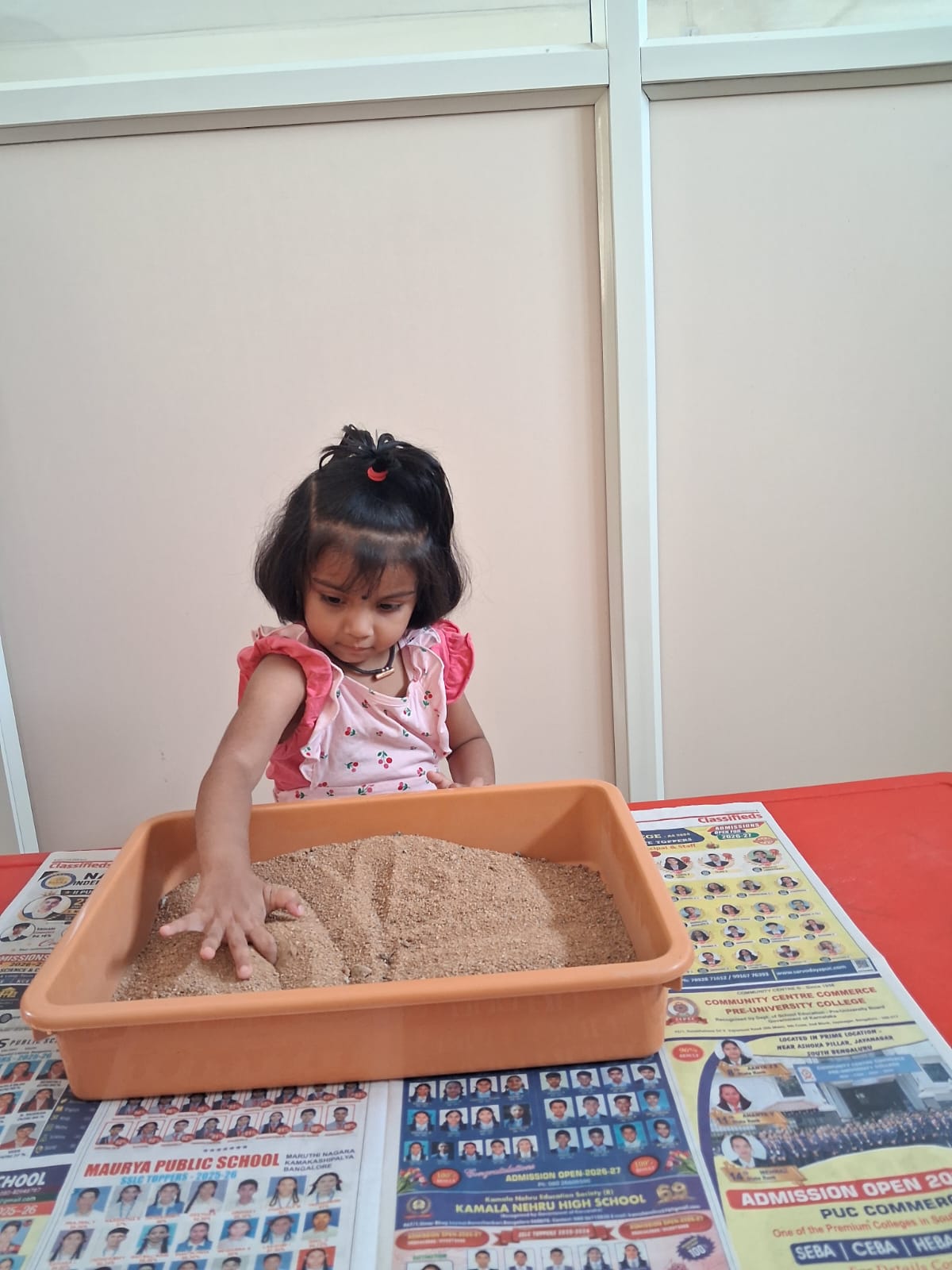 Snack time at Nursery